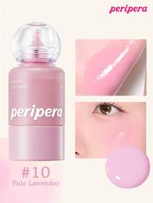 Peripera K-Beauty SYRUPY TOK CHEEK 液體腮紅，奶油腮紅質地，打造自然發光妝感，質地滑順，自然妝容 - #10 Pale Lavender - 查看 2
