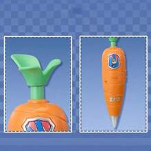 Miniso Judy's Life 系列录音圆珠笔 (K1016) 胡萝卜造型，带录音功能，塑料材质，学生书写及办公笔记工具 (1 支) - 橘色 - 查看 3