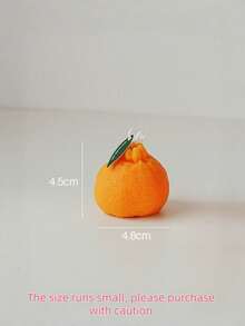 This Beautiful, Handmade Orange-Shaped Candle Measures 6.5 Cm (2.56 Inches) In Diameter. It's A Beautiful, Handmade Orange-Shaped Scented Candle. It's Perfect For Tabletop Decorations, Home Decor, And Birthday Candles. It's Perfect For Parties, Christmas, Valentine's Day, Halloween, And Other Holiday Decorations. It Also Makes A Great Gift For Lovers And Loved Ones. - Multicolor - View 7