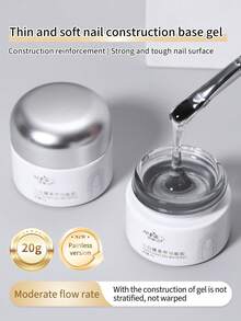 annies Four-In-One Gel Base Coat, 1pc 20g Base Gel Nail Polish Upgraded Formula Long-Lasting Soak Off U V LED Lamp Needed DIY Home And Nail Salon Gifts For Women - Multicolor - View 10