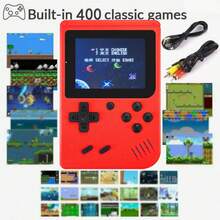 YIYI 1pc Macaron Mini 400-In-1 Handheld Retro Classic Game Console, 400-In-1 Game Player, Retro Game Machine With 1020mAh Battery, Suitable For 1 Or 2 Players - Multicolor - View 20