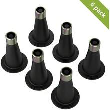 Set Of 6 Bed Frame Risers - Replacement Feet To Prevent Sliding, Fits Standard Bed Foot - Default - View 6