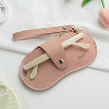 1pc Anti-Pressure Eyeglass Case, Portable Eyeglass Bag, Sunglasses & Prescription Glasses Storage Pouch, Hanging Anti-Lost Protective Cover, Fashionable Multi-Function Eyeglass Holder, Eyeglass Case, Travel Essential, Suitable For Vacation, Dorm, Home, School, Travel - Multicolor - View 9