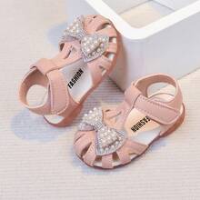 Infant Soft Bottom Toddler Shoes, Summer New Style Baby Girl Sandals, 0-3 Years Old - Pink - View 3