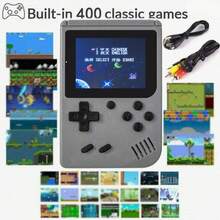 YiYi Macaron Mini 400-In-1 Handheld Game Console, Large Screen Retro Classic Portable Gaming Device With 1020mAh Rechargeable Battery, Plug And Play, Retro Game Console (1 Player/2 Player)