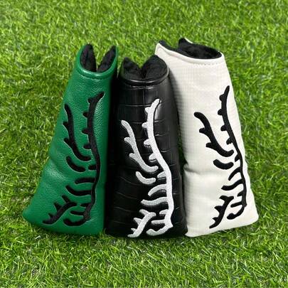 1pc Abstract Tiger Golf Club Head Cover, Golf Putting Cover, Golf Fashionable Club Cover, Suitable For Male And Female Outdoor Enthusiasts, Made Of Waterproof And Durable Materials, Providing The Best Protection For Your Golf Club