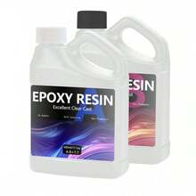 1000ml/34oz Epoxy Resin Kit, 1:1 AB Clear Epoxy Resin, Self-Leveling, Non-Yellowing, Bubble-Free, Tabletop Epoxy Resin Set, Suitable For DIY Jewelry Making, Coating, Wood, Resin Molds, Etc. - Multiple Specifications - View 17