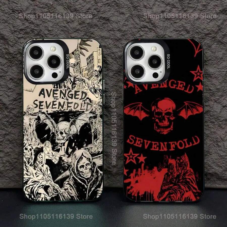 Funda de teléfono A- para 17,16,15,14,13,12,11,Pro,Max,Plus, cubierta mate negra a prueba de golpes - z2 - Ver 1