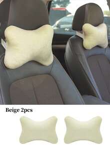 2pcs/1pc Car Headrest, Soft And Comfortable Car Neck Pillow, Relieve Driving Fatigue, All-Season Car Headrest, Car Interior Accessories, Suitable For Sedan, SUV - Style a - View 16