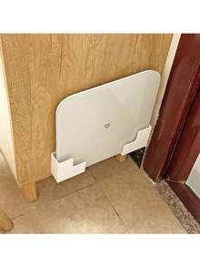 2pcs Wall-Mounted Weight Scale Storage Rack - Seamless Adhesive, No Drilling Installation | Durable Plastic Material, Space-Saving, Bathroom Storage Rack | Compatible With Body Fat Scale/Fitness Equipment/Digital Scale | Stylish Compact Design, Suitable For Bathroom/Home Gym/Laundry Room | Strong Adhesive Storage Rack - Stores Weight Scale And Fitness Accessories | Tool-Free, Easy Installation - Essential For Small Space Home Organization