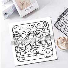 GDTME 2026 Nuevo: Un libro para colorear de un lindo conejo y sus esponjosos amigos, con patrones de animales esponjosos audaces, minimalistas y vibrantes, adecuado para adultos y niños, regalo ideal de Navidad, regalo de Navidad para abuelos, regalo para adolescentes, regalo personalizado - Multicolor - Ver 3