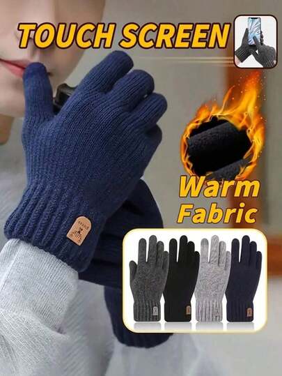 Thermal Lined Warm Touchscreen Gloves For Cycling, Running, Driving & Winter Activities