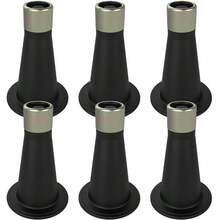 Set Of 6 Bed Frame Risers - Replacement Feet To Prevent Sliding, Fits Standard Bed Foot - Default - View 1