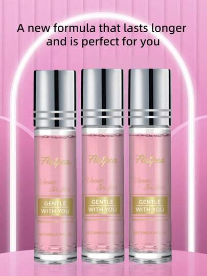 2 件/3 件/0.34 液体盎司女士香水油，茉莉香草肉豆蔻香味，持久淡雅香味，旅行装便携，是送给女性/情人节/生日的理想礼物，适合日常生活和约会