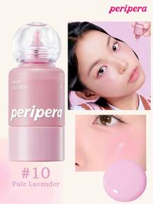 Peripera K-Beauty SYRUPY TOK CHEEK 液體腮紅，奶油腮紅質地，打造自然發光妝感，質地滑順，自然妝容 - #10 Pale Lavender - 查看 11