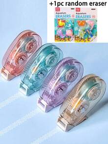 4 szt./1 szt. 4 m długości x 6 mm szerokości, biurowy wzór kropki, dekoracyjna taśma klejąca, dwustronny przezroczysty klej do prac ręcznych, losowy kolor - Wielokolorowe - Zobacz 15