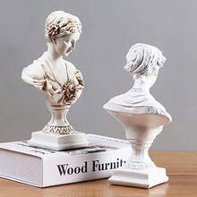 Miduu 11.8" Classic Greek Venus De Milo Bust Statue Resin Roman Godd Of Love And Beauty Sculpture Figurine For Home Décor Large Antique - 維納斯 - 大型古董 - 查看 5