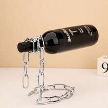 1pc Chain Wine Rack, Red Wine Rack Decorative Ornament