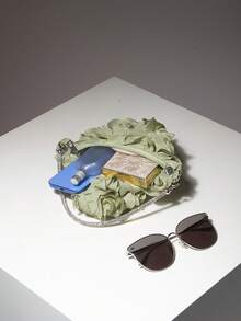 迷你钱包、伴娘包、花卉包、派对手拿包、派对配饰、创意包、婚礼用品、女士礼物、圣诞包、情人节包（图案随机） - 綠色 - 查看 6