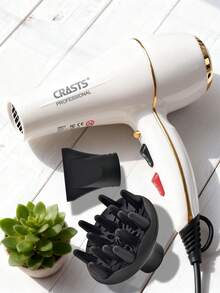CRASTS 1 吹风机（含 1 个集风嘴和 1 个扩散风嘴）、直发器、卷发棒、卷发器、直板夹、造型梳、卷发梳 - 查看 1
