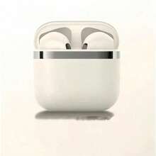 New Leather Texture Wireless Earbuds Bluetooth5.3 Headset TWS Headphones Touch Sport Gaming Headset With ENC Microphone Noise Reduction - Multicolor - View 10