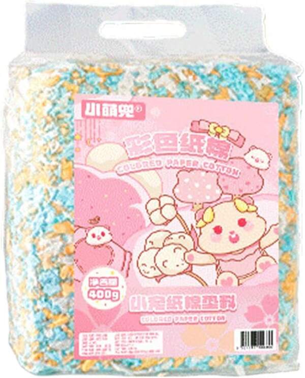 Ropa de cama para animales pequeños: papel chinchilla, control olores, pelusa natural suave, material cómodo y ecológico, fácil limpiar |   hámster, jaula conejo, jerbo, erizo, búho, cobaya, hábit