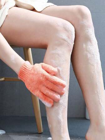 10pcs/1pc Reusable Exfoliating Bath Gloves, For Scrubbing, Back Washing, Massaging And Body Exfoliation, Body Cleansing Accessories For Bathing, Facial Care, Spa, Handwashing, Deep Dead Skin Cleaning - Exfoliating Gloves, Body Exfoliating Gloves, Five-Finger Bath Gloves, Suitable For Men, Women, Children, For Exfoliating/Shower/Bath/Spa/Massage - Exfoliating Shower Gloves, Double-Sided Exfoliating Gloves