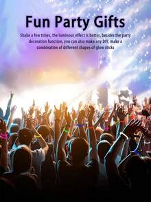 Bộ 100/50 que phát sáng màu xanh lá cây dài 20cm, chất lượng cao, siêu sáng, que phát sáng nghệ thuật, trang trí phát sáng, phát sáng liên tục 8-12 giờ, làm tăng thêm vẻ rực rỡ cho các bữa tiệc. - màu xanh lá - Xem 7