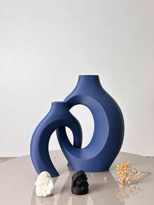 2 件套波西米亚花瓶装饰，多种颜色可选，适用于家居装饰摆件、干花插花花瓶、办公室装饰花瓶 - 彩色 - 查看 11