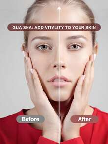 3D面部按摩滚轮和不锈钢刮痧板套装，面部塑形工具，有效消除浮肿和泛红，金属护肤按摩器，完美适用于晨间护肤、运动后恢复和旅行中的自我护理，尤其适合易长痘肌肤、忙碌的职场人士和护肤新手，情人节和母亲节送礼佳品。 - 銀色 - 查看 8