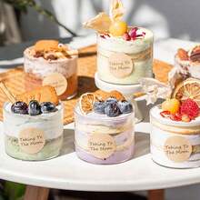 KissYou Acrylic Box With Lid Round Clear Storage Box Organizer Container Acrylic Circle Display Case Wedding Cake Stand,4.73x4Inch - 4.73x4Inch - View 4