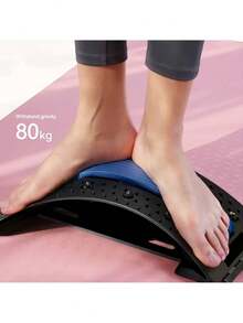 1pc Lumbar Spine Relief Device, Waist Stretching Massager, Neck & Back Extender, Sports & Fitness Waist Stretcher