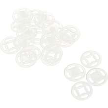 日本紐釦貿易 Nippon Chuko ナイロンスナップボタン 10組入 φ13mm 白 D40233-13W 手芸用品 ボタン・フック スナップ - 写真の通り - チェックする 3