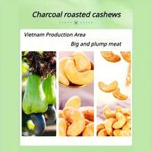 BE&CHEERY Three Bags Of Cashews/10.58 Ounces, Ready To Eat Nuts, Pure Nuts Without Shells, Salty And Crispy, High Plant Protein Content, Delicious Nut Snacks, Suitable For Valentine's Day Gifts, Drama Snacks, After-School Dim Sum, Appetizers, Halloween/Christmas/Christmas Eve Snacks, Hot Selling Products On All Platforms, 3.53 Ounces Per Bag, Delivered From Local Warehouses. - Salty, Crispy - View 8