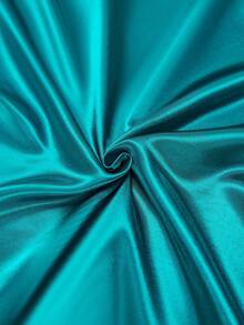 2件套孔雀蓝高级丝滑缎面信封式枕套，柔软透气，抗皱亲肤，呵护秀发，提升睡眠质量。枕套不含枕芯，采用奢华缎面材质，超柔软透气，可机洗。是馈赠亲友和旅行的理想之选。信封式封口，凉爽舒适，奢华寝具枕套，超柔软酒店级枕套，适用于标准双人床、大号双人床和单人床。 - 水鴨藍 - 查看 6