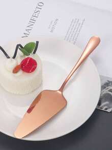 1pc Stainless Steel Cake Shovel Knife Dessert Shovel Knife - Multicolor - View 10