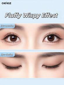 OEIEZ Natural-Looking Fanned Out Criss-Cross Soft & Unique Reusable Fake Eyelashes, Suitable For Daily Wear, Wedding, Date, Party, Music Festival Lash Clusters,Eye Lash Clusters,Individual Eyelashes,Lashes,Fake Lashes - Multicolor - View 3