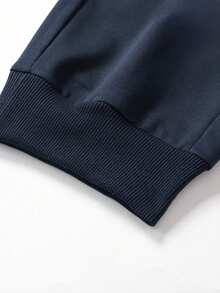 2条装男士休闲抽绳运动裤，弹性运动裤 - 彩色 - 查看 4