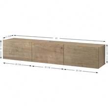 Atelier Mobili TV Stands For Living Room, TV Stand Up To 75 Inch TV, Floating TV Stand Wall Mounted, Floating Entertainment Center, Floating Shelf For Under TV, Oak Entertainment Center - gỗ sồi - Xem 7