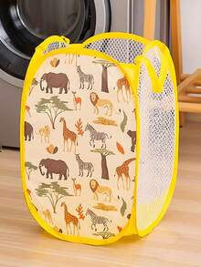 Foldable Baby Basket - A Foldable Clothes And Diaper Storage Basket With Breathable Mesh Surface And Sturdy Carrying Handles. This Portable Baby Clothes Organizer Is Suitable For Nursery, Bedside, And Travel - Compact Folding Design For Easy Carrying (Great For New Parents).