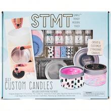 D. I. Y. Custom Candles, Create 2 Scented Soy Candles, Candle Maker Kit, Candle Making Set, Includes Soy Wax Chips, Wicks, Essential Oil, Stickers, Make Your Own Candle Starter Kit, Ages 8+ - Los colores pueden variar - Ver 2