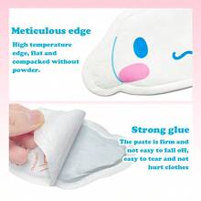 Miniso Miếng dán giữ ấm Sanrio Cinnamoroll 8 miếng, keo dán vải, viền nhỏ gọn, nhiệt di động dùng ngoài trời/văn phòng - Màu xanh nhạt - Xem 4
