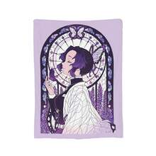 Sanemi Shinazugawa Demoned Slayered Blanket Velvet  Winter  Breathable Lightweight Throw Blanket For Sofa Office Rug Piece - 4 - View 13
