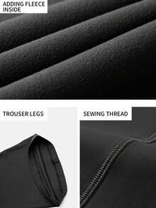 1pc Thermal Lined Yoga Flare Pants, Slim Fit Waist Shaping, Suitable For Gym, Running, Fitness, Yoga Training, Autumn/Winter, Stretchy Flared Dance Pants, Soft Thermal Lining