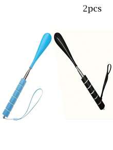 1pc Adjustable & Extendable Shoe Horn - Ergonomic Design Plastic Shoe Horn With Stainless Steel Handle, Assistive Tool For The Elderly And Mobility Impaired, Back To School Supplies, Shoe, Spring Summer Picks, Brides Maid Gifts, Room, Bedroom Decor, Bedroom Decor, Beach, Travel, For Men, For Women, Vacation,Cute Stuff - Multicolor - View 19