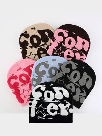 1pc Winter Knit Beanie Hat - Versatile Style, Valentine's Day Gift, Suitable For Multiple Occasions, Comfortable Fit, Fashionable Valentine's Day Gift