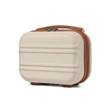 Lightweight 2 Piece Cabin Suitcase Set 20 Inch Carry On Luggage With Vanity Case ABS PC Hard Shell Spinner Wheels TSA Lock YKK Zipper For Travel - Beige - View 13