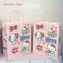Sanrio 5/10pcs Cartoon Cute Hello Kitty Gift Bag Birthday Valentine's Day Gift Bag Fashion Cute Gift Bag Tote Bag Bridesmaid Gift Bag Party Gift Bag Wedding Party Supplies Mistery Box,Mistery Box (Due To The Production Process, There May Be Color Difference And Dirty Goods, Which Is A Normal Phenomenon, Please Rest Assured That The Purchase Will Not Affect The Use)
