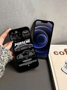 Funda mate con ilustración de diseño del  911 GT3 RS, compatible con fundas de , OPPO, Vivo, Redmi, ,  y Honor, así como con  17,  16 Pro Max,  15 Pro Max,  13 y  12. Fabricada en TPU, ofrece protección anticaídas. Ideal para regalar a familiares, amigos, seres queridos, novios o novias, y para Navidad.funda de ,  funda de  16, Navidad,  fundas de , funda de  15,  17 Pro Max, fundas para , funda de  16 Plus, regalos de Navidad, funda de  13, funda de teléfono de Navidad, funda de  16 Pro, funda de teléfono  15, funda de teléfono  13, funda de  15, rosa, funda de teléfono rosa, regalos, malvado, regalos para mujeres, funda de teléfono linda, regalos para hombres, teléfono negro Estuche, regalos para hombres - Negro - Ver 3