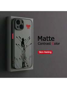 Funda de teléfono Anime Black Vinland Saga compatible con 16 15 14 Plus 13 12 Mini 11 Pro Max X Xs XR 7 8, cubierta dura transparente mate, funda compatible con funda  17 pro max, funda  17 pro, funda  17, funda  16, funda  16 pro max, funda  15. - FGB-C2411091F3 - Ver 8